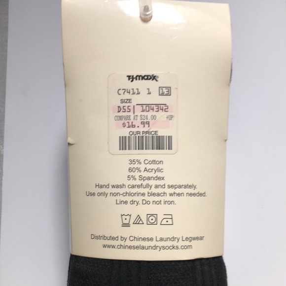 NWT 2pack of black sweater tights by Chinese Laundry - Picture 3 of 3